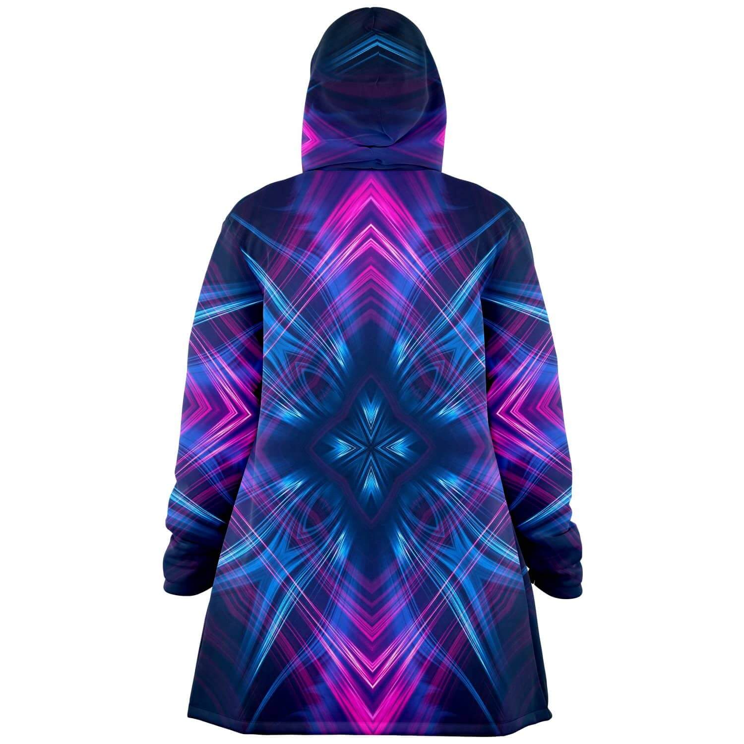 Kaleidoscope Micromink Cloak-Microfleece Cloak - AOP