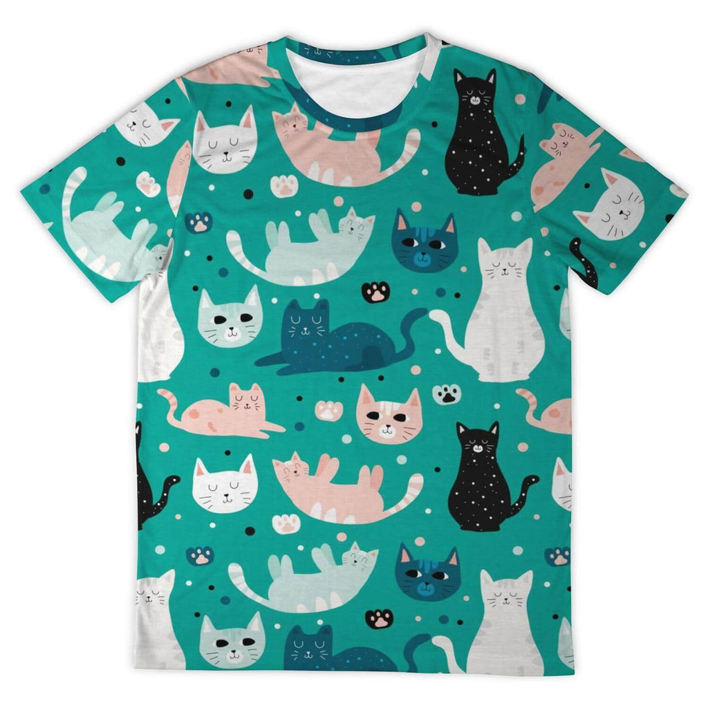 Green Cat Shirt-Shirt