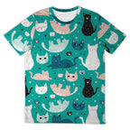 Green Cat Shirt-Shirt