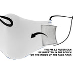 Blue Axolitl Party Printed Face Mask-Fashion Face Mask - AOP