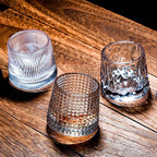 Rotating French Spin Wine Glass-Barware
