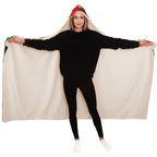 Abstract Colors Hooded Blanket-Hooded Blanket - AOP
