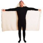Abstract Colors Hooded Blanket-Hooded Blanket - AOP
