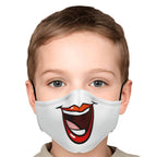 Huge Smile Fase Mask-Fashion Face Mask - AOP