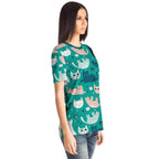Green Cat Shirt-Shirt