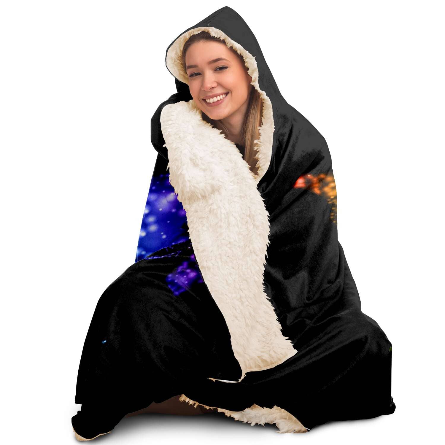 Party World Hooded Blanket-Hooded Blanket - AOP