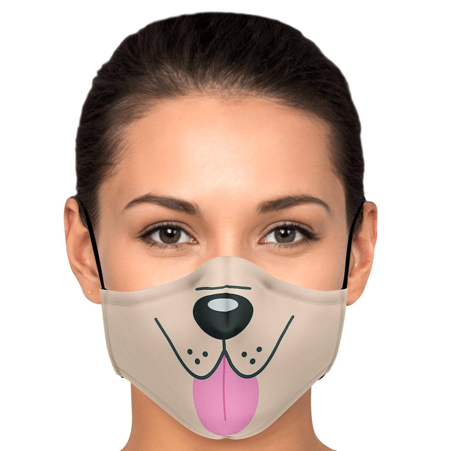 Dog Tongue Face Mask-Fashion Face Mask - AOP