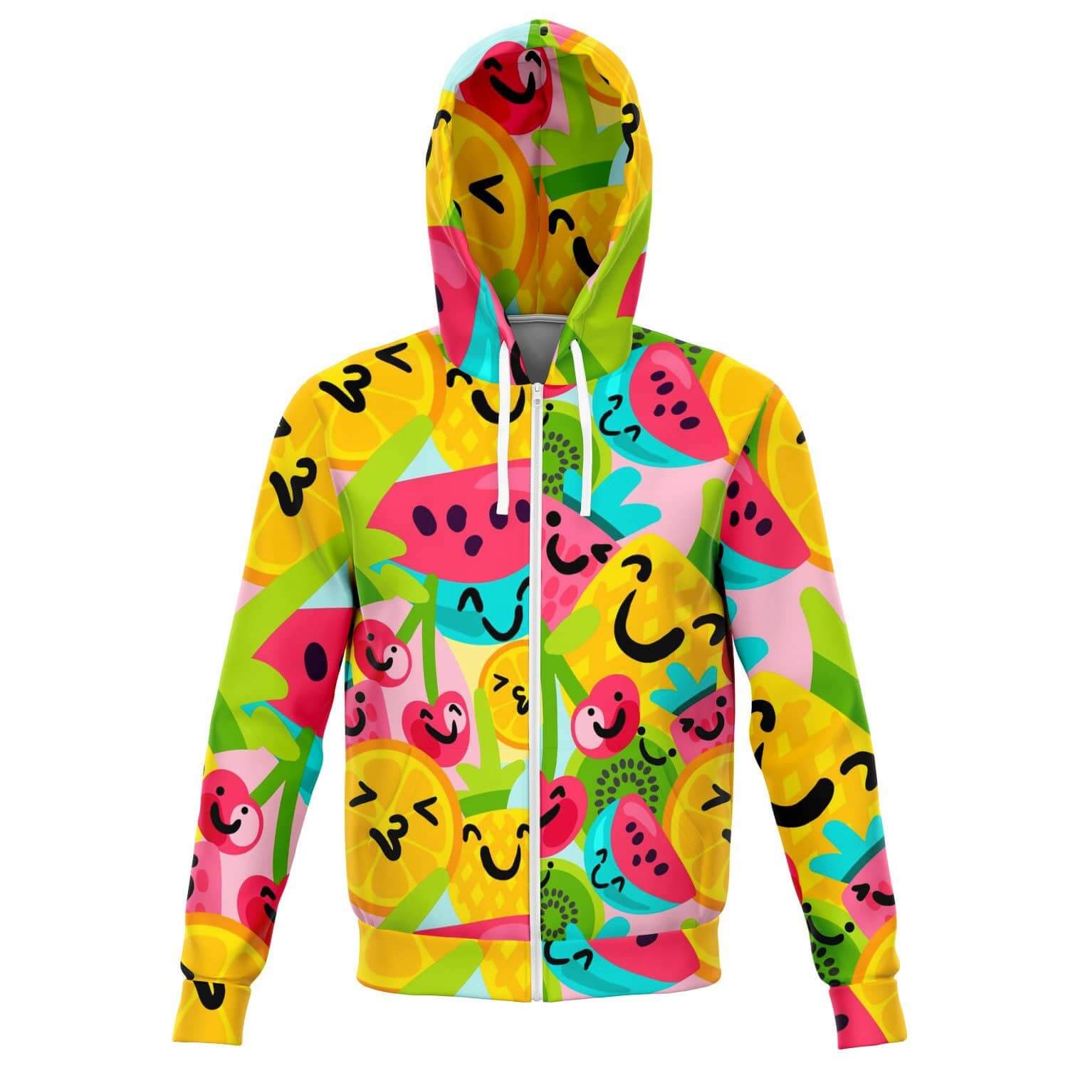 Little Fruit Monsters Zip Hoodie-Hoodies