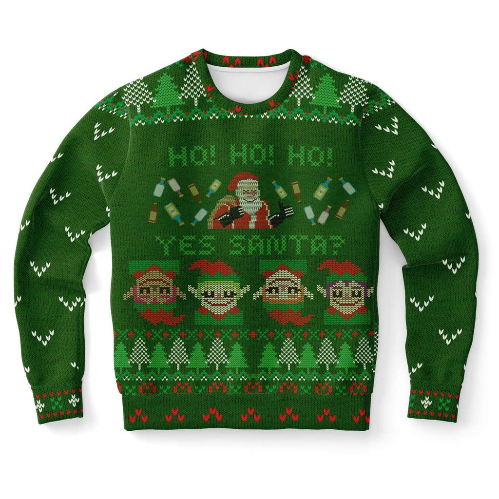 Ho Elves Ugly Christmas Sweater