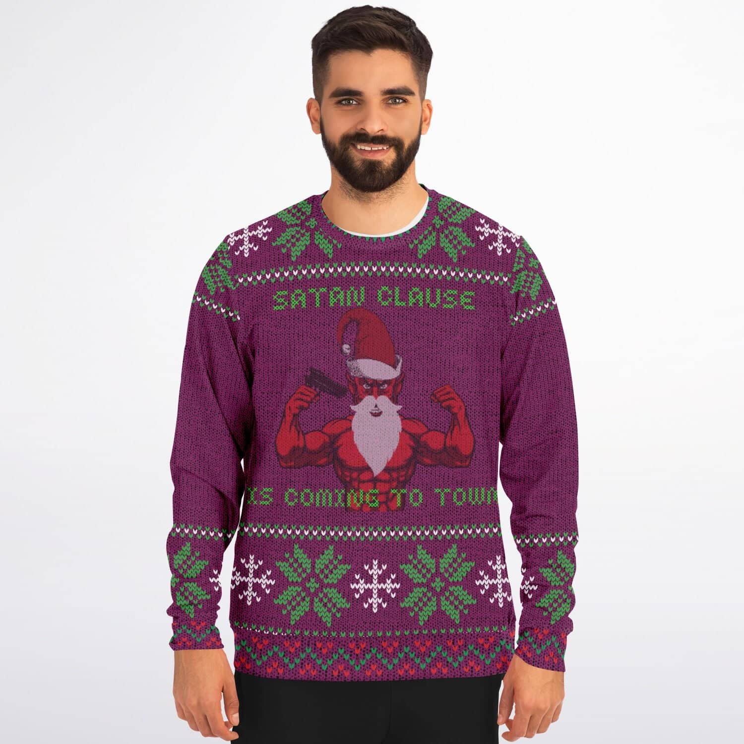 Satan Clause Ugly Christmas Sweater