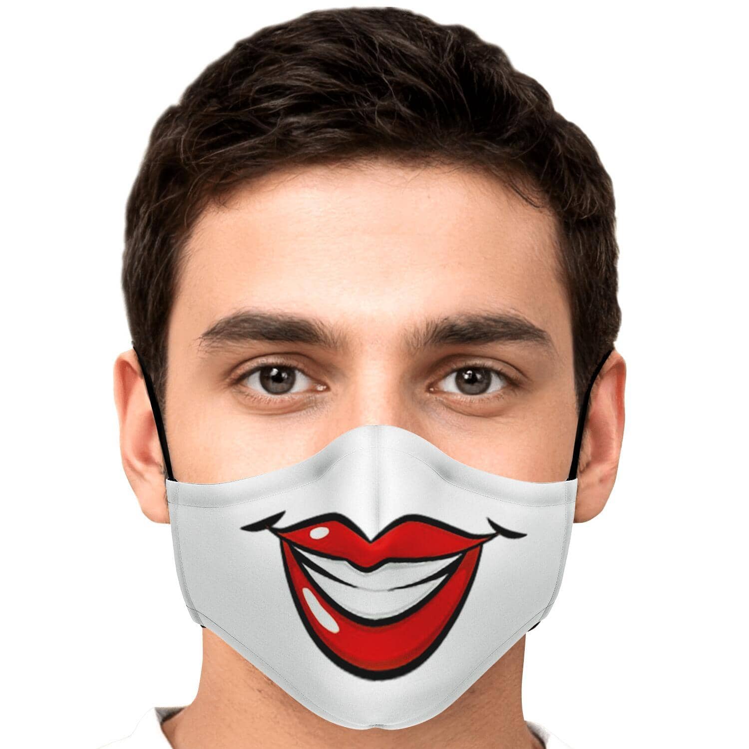 Big Smile Face Mask-Fashion Face Mask - AOP