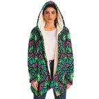 Green Red East Serenity Cloak-Microfleece Cloak - AOP