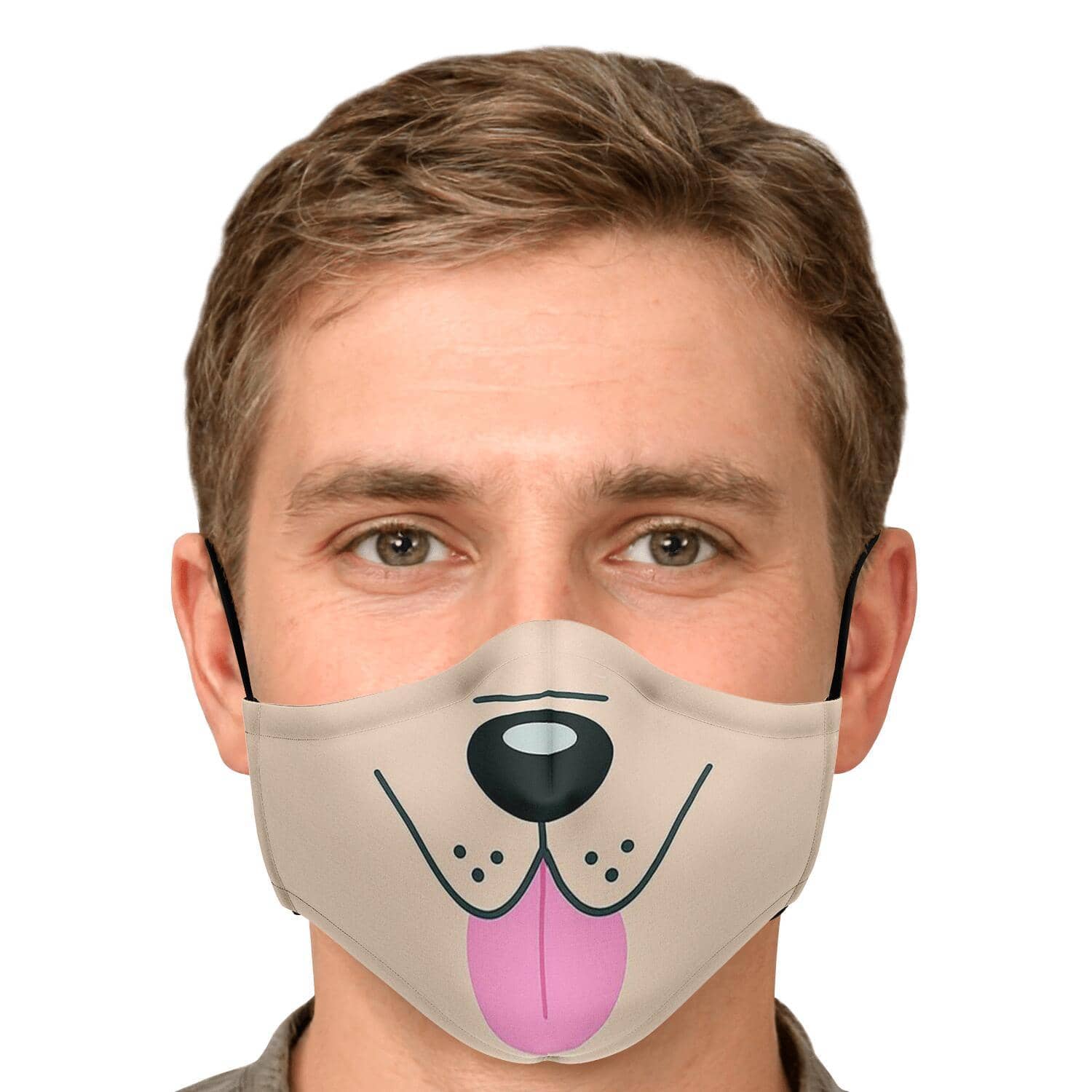 Dog Tongue Face Mask-Fashion Face Mask - AOP