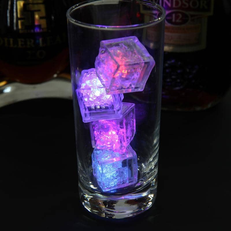 LED Neon Ice Cubes 12 PCS-Barware