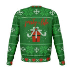 Green Gangsta Wrappa Ugly Christmas Sweater-Ugly Christmas Sweater