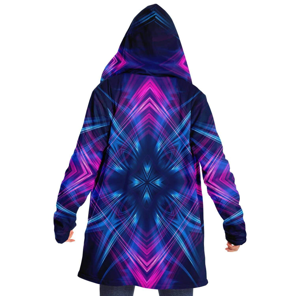 Kaleidoscope Micromink Cloak-Microfleece Cloak - AOP