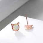 Cat Ears Stud Earrings-Jewelry