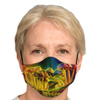 Mushroom Glow Printed Face Mask