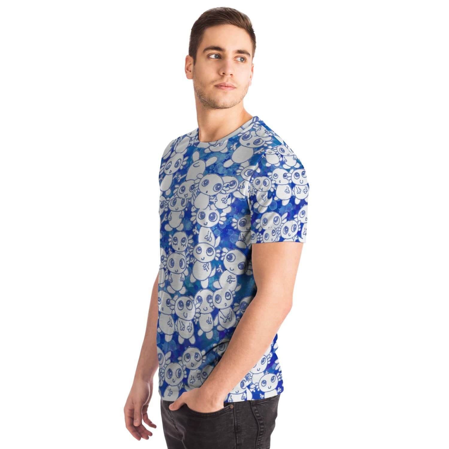 Blue Axoltl Party T Shirt-