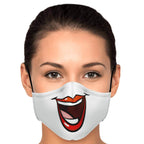 Huge Smile Fase Mask-Fashion Face Mask - AOP