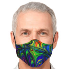 Abstract Colors Printed Face Mask-Fashion Face Mask - AOP