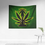 Black Buddha Strain Tapestry