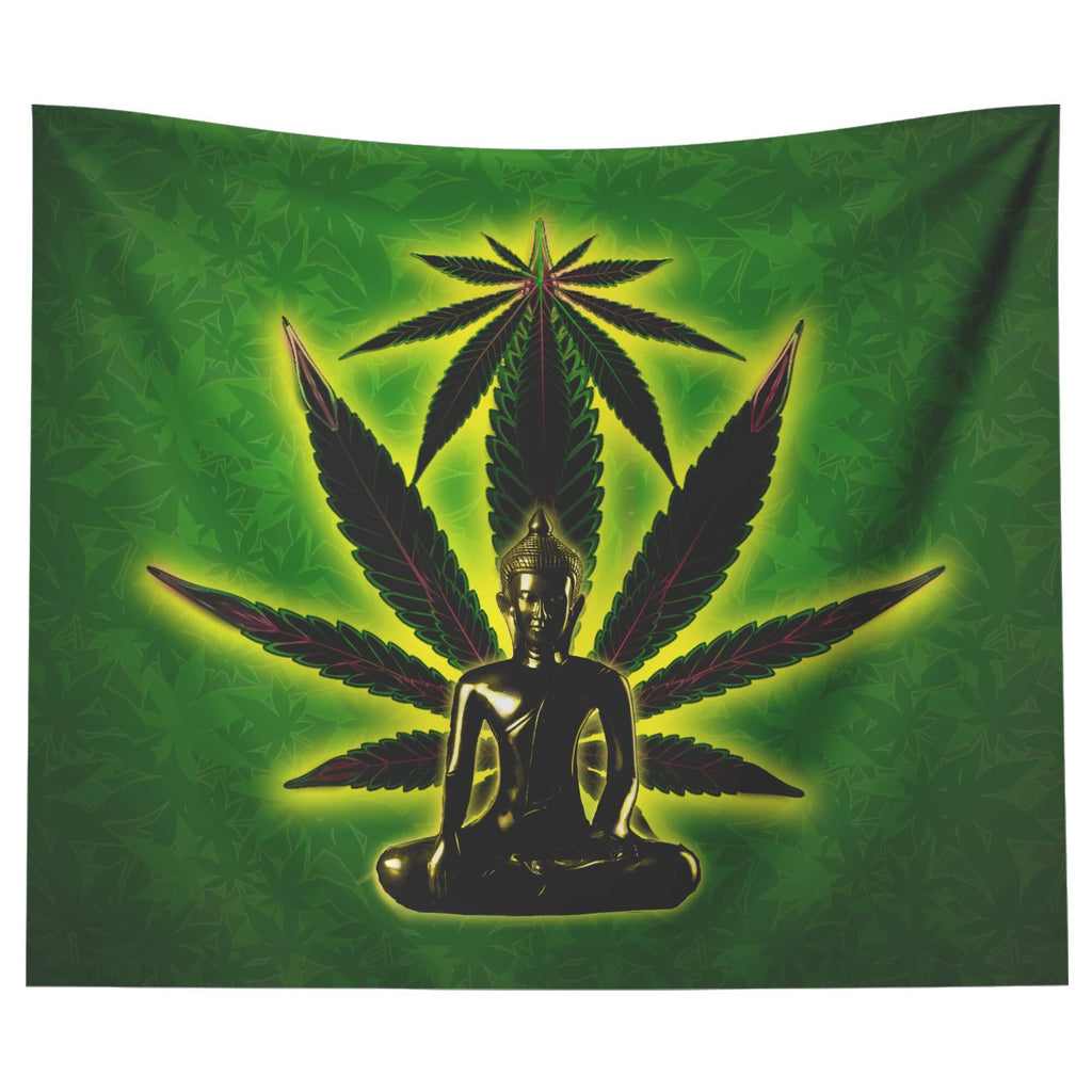 Black Buddha Strain Tapestry