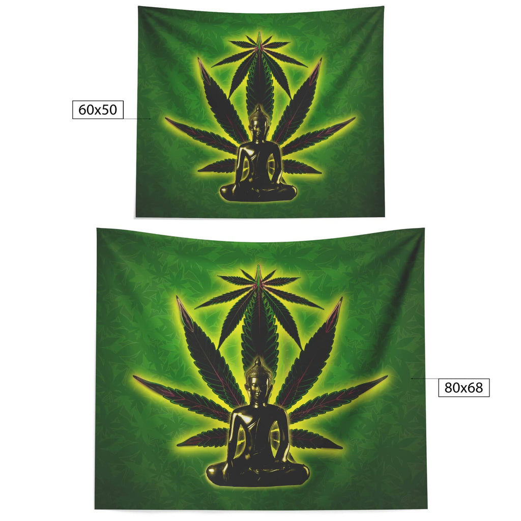 Black Buddha Strain Tapestry