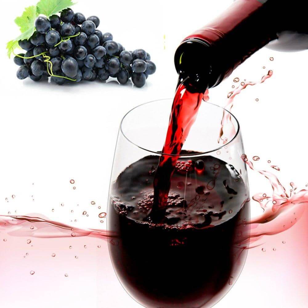 4pcs/set Shatterproof Stemless Plastic Wine Glasses Unbreakable PCTG Red Wine Glasses-Drinkware