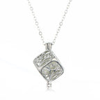 Tree Of Life Luminous Cube Necklace-Jewelry
