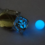 Tree Of Life Luminous Cube Necklace-Jewelry