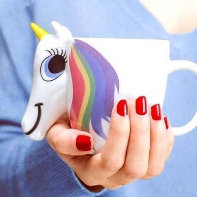 Ceramic Color Changing Unicorn Mug-Homeware