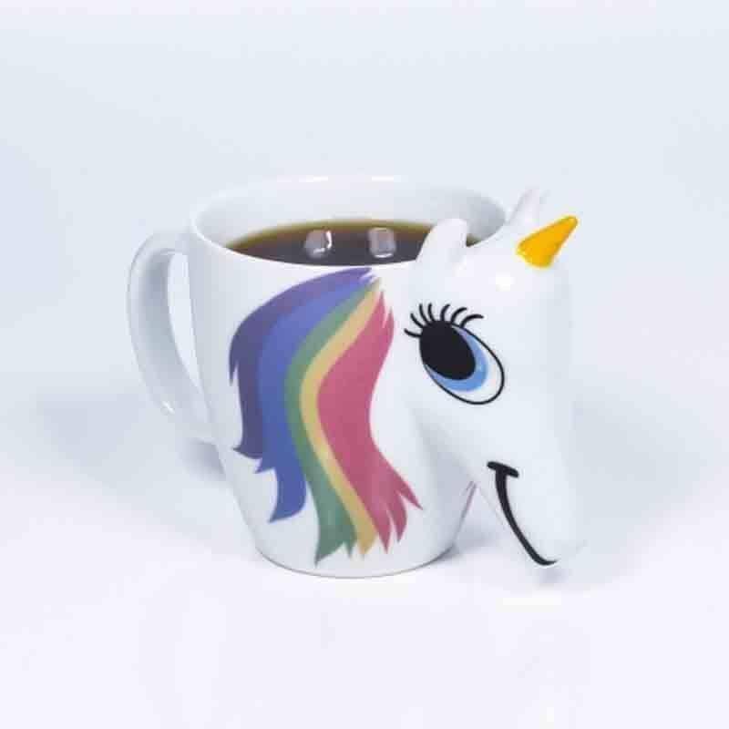 Ceramic Color Changing Unicorn Mug-Homeware