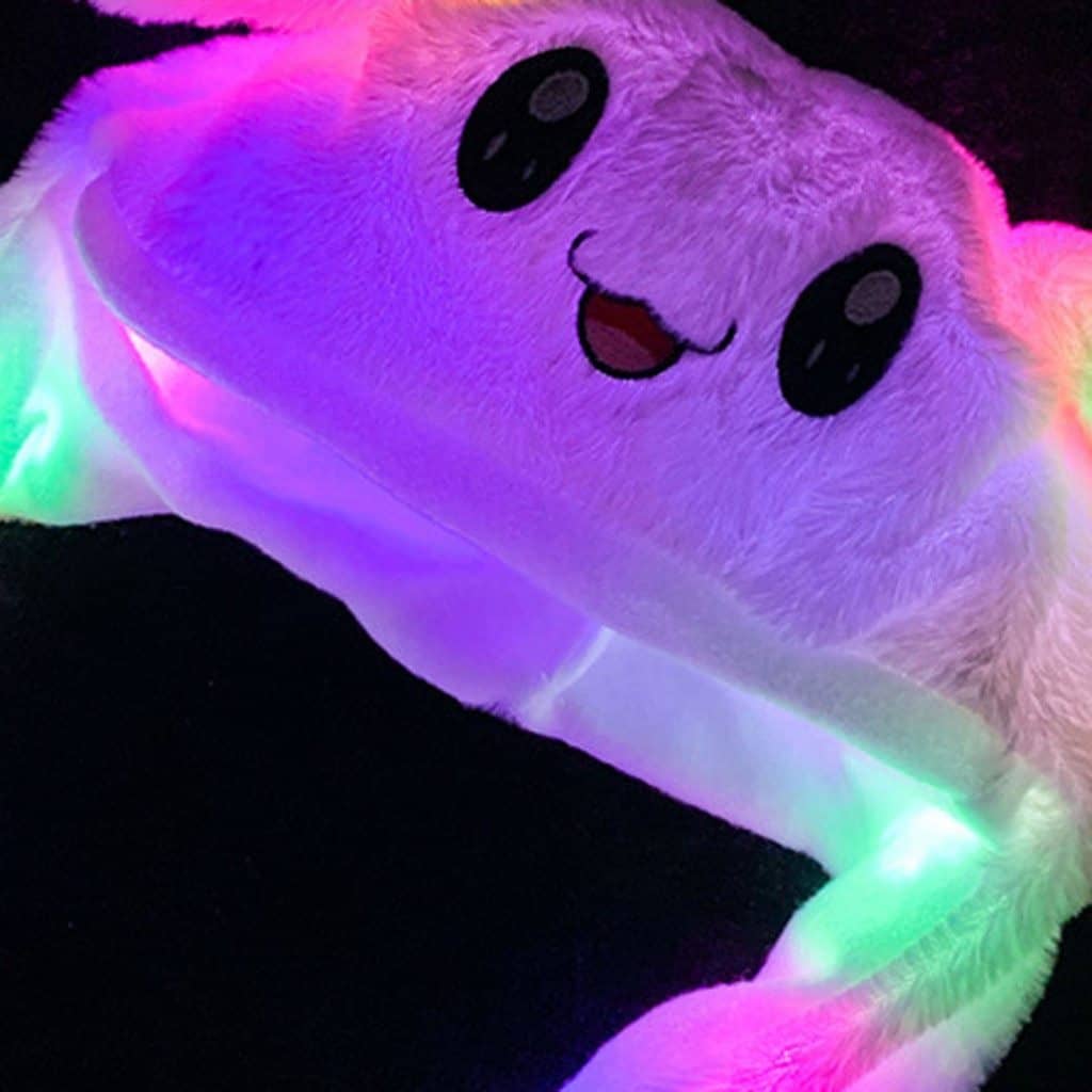 Cute Flashing Move-able Ears Hat-Lights & LEDs