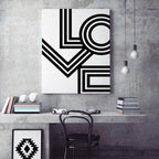 LOVE Wall Art - No Frame-Painting Canvas