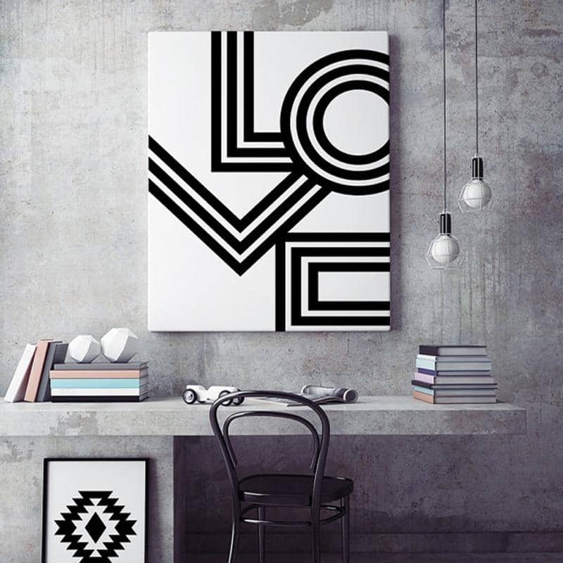 LOVE Wall Art - No Frame-Painting Canvas