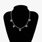 Simple Butterflies Necklaces & Earrings-Jewelry
