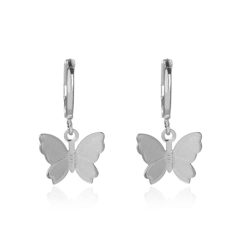 Simple Butterflies Necklaces & Earrings-Jewelry