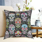Sugar Skull Dia De Los Muertos Pillow Casing-Pillow Case