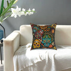 Sugar Skull Dia De Los Muertos Pillow Casing-Pillow Case