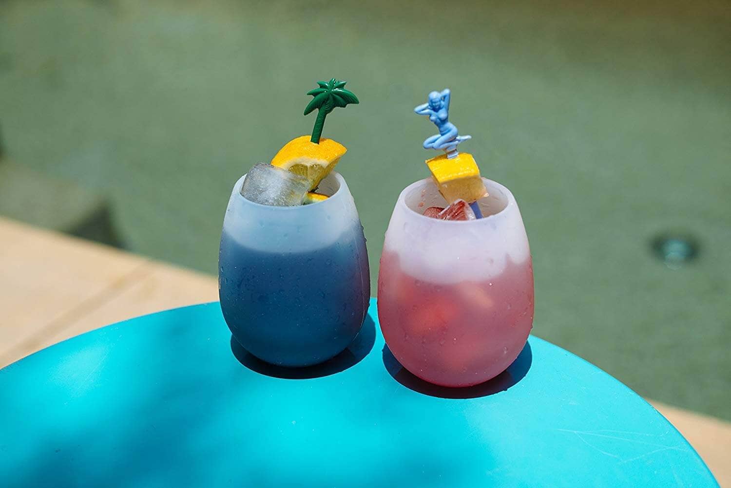Unbreakable Silicone Wine Glasses-Drinkware