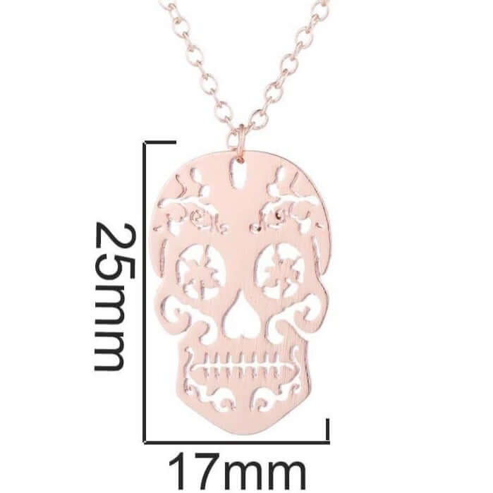 Sugar Skull Necklace-Jewelry