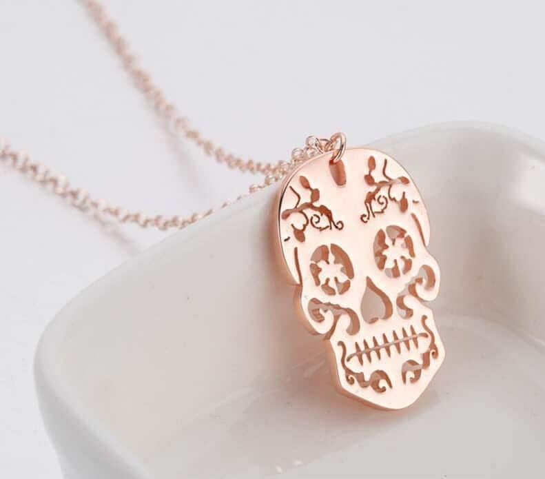 Sugar Skull Necklace-Jewelry