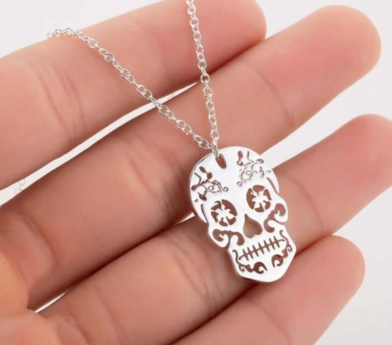 Sugar Skull Necklace-Jewelry