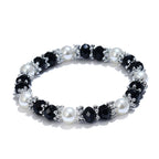 Rinestone Faux Pearl Bracelet-Jewelry