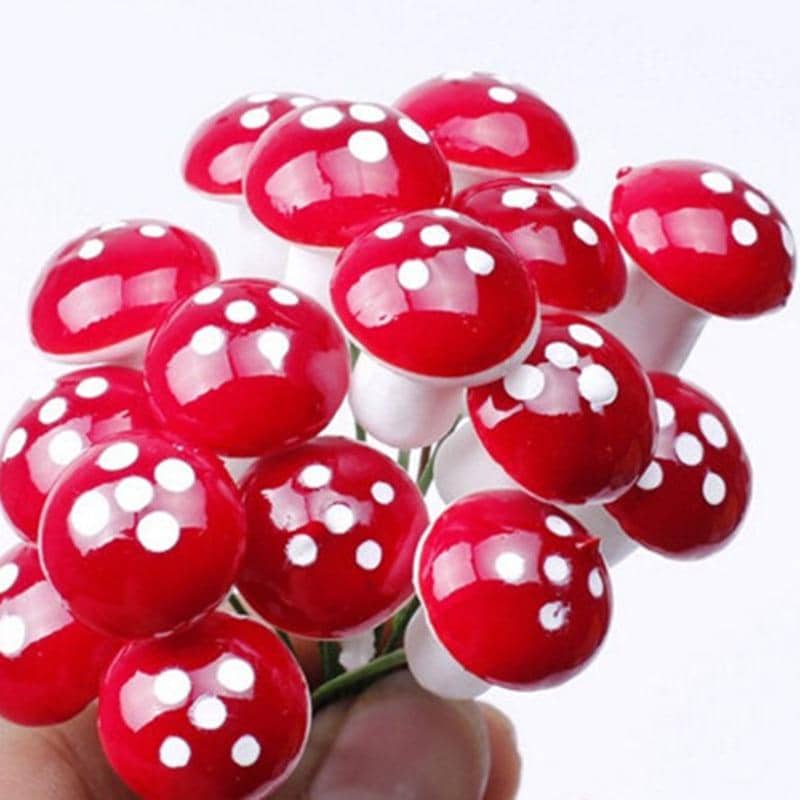 Amanita Muscaria Mushroom Decoration-LED Light Bulbs