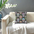 Sugar Skull Dia De Los Muertos Pillow Casing-Pillow Case