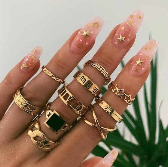 Tocona 15 Pcs Rings Sets-Jewelry