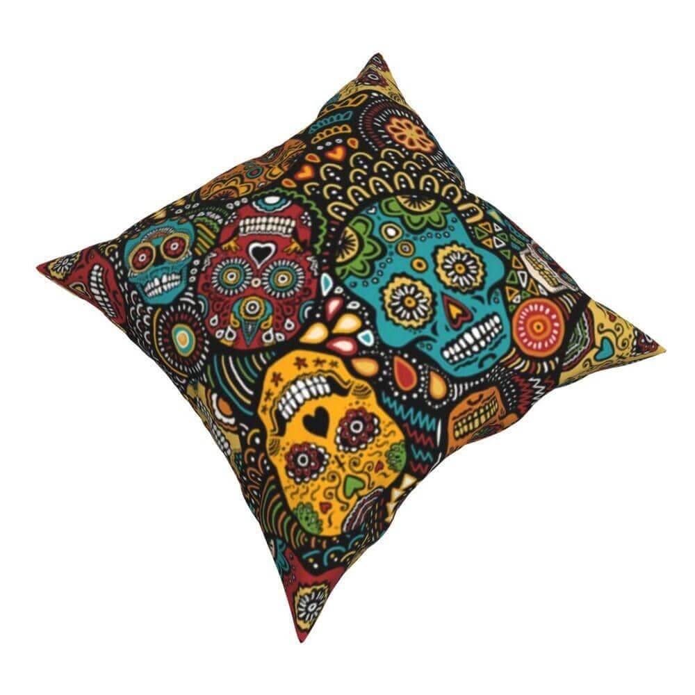 Sugar Skull Dia De Los Muertos Pillow Casing-Pillow Case