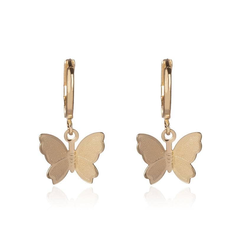 Simple Butterflies Necklaces & Earrings-Jewelry